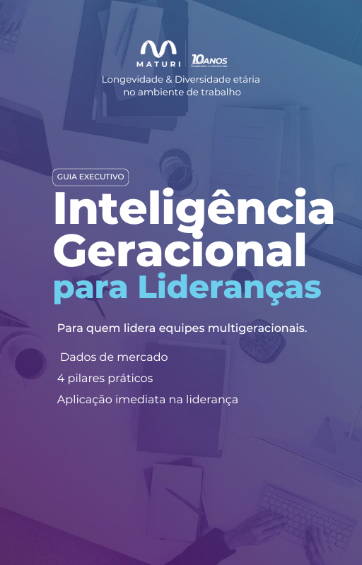 Capa do ebook Inteligência Geracional para Lideranças, da Maturi
